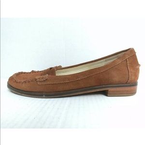 J. Jill Tan Suede Loafer Brown Camel Moccasin Flat